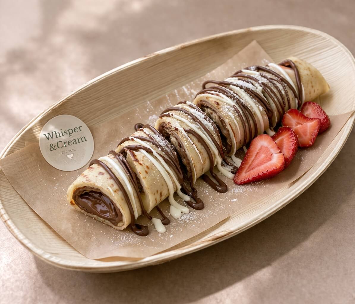 Whisper & Cream artisan crêpe catering in Suwanee, Alpharetta and Johns Creek GA